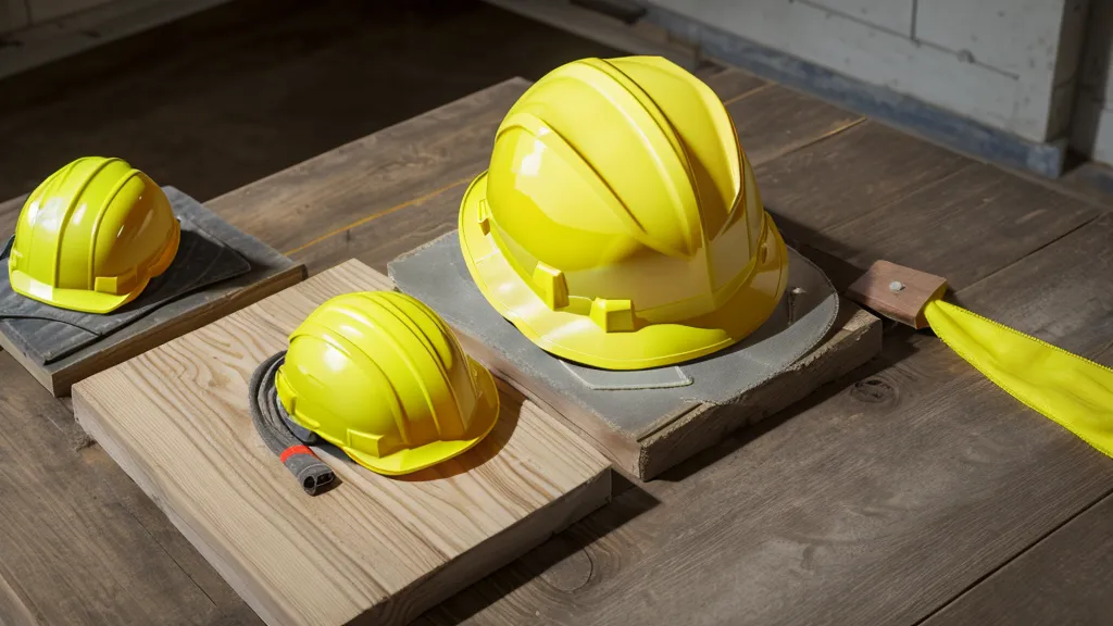 Nahaufnahme eines verstaubten Tablets auf der Baustelle mit digitalem Bauprogramm