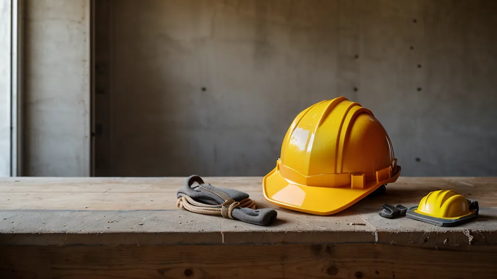Digitales Tablet mit Regentropfen auf einer Baustelle im Einsatz