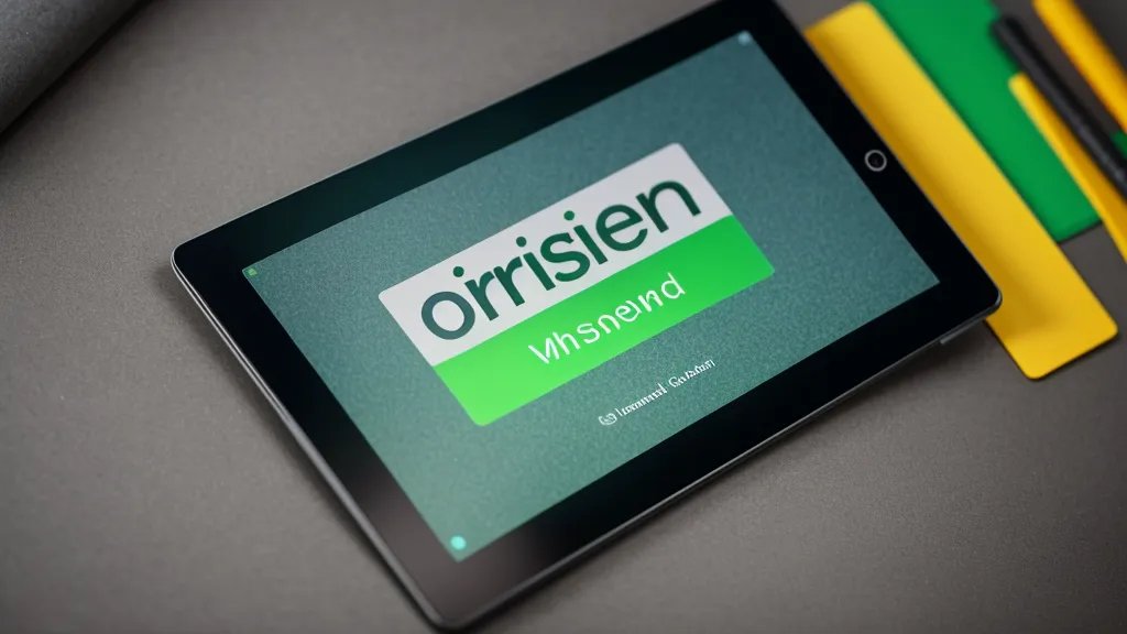 Tablet-Display mit Bestätigung eines fertigen Bautagesberichts im Bauprogramm